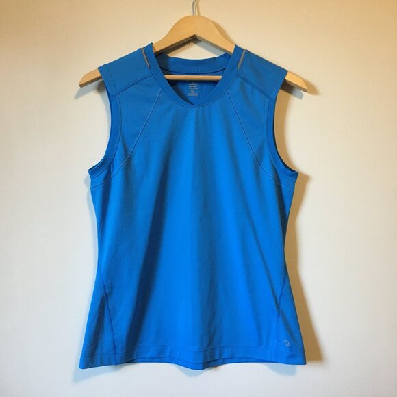 MEC Sky Blue Sporty Muscle Shirt With Reflectors - Picture 3 of 16